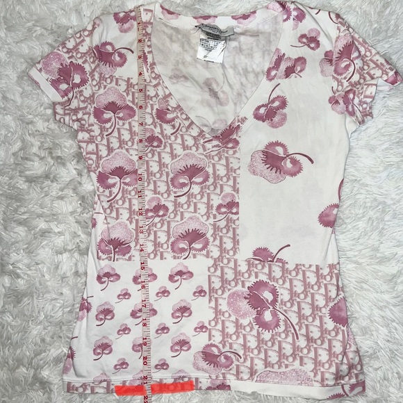 ๐RARE๐ Authentic Vintage Christian Dior Trotter Monogram Logo Top - Picture 6 of 7